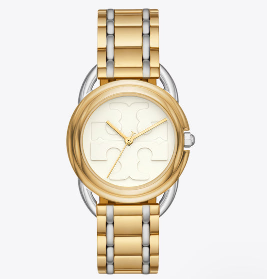 TORY BURCH MILLER WATCH TWO-TONE STAINLESS STEEL